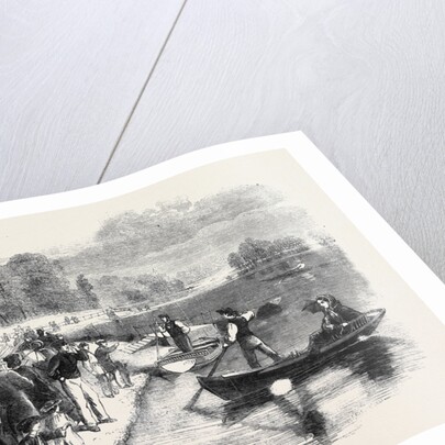 Pleasure Boats on the Ornamental Water in Regent's Park by Anonymous