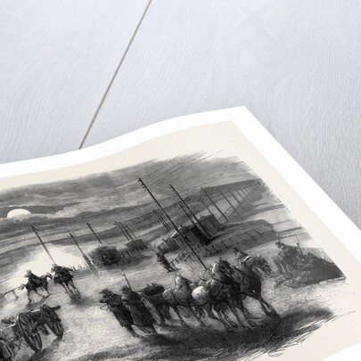 The Civil War in America: The Long Bridge Over the Potomac at Washington Guarded by United States' Artillery by Anonymous