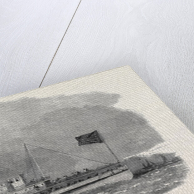 The New World One of the Hudson River Steamers by Anonymous