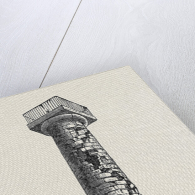 The Jessop Monument Codnor Park Derbyshire Struck by Lightning on the 8th Inst. July 27 1861 by Anonymous