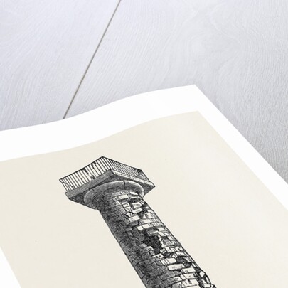 The Jessop Monument Codnor Park Derbyshire Struck by Lightning on the 8th Inst. July 27 1861 by Anonymous