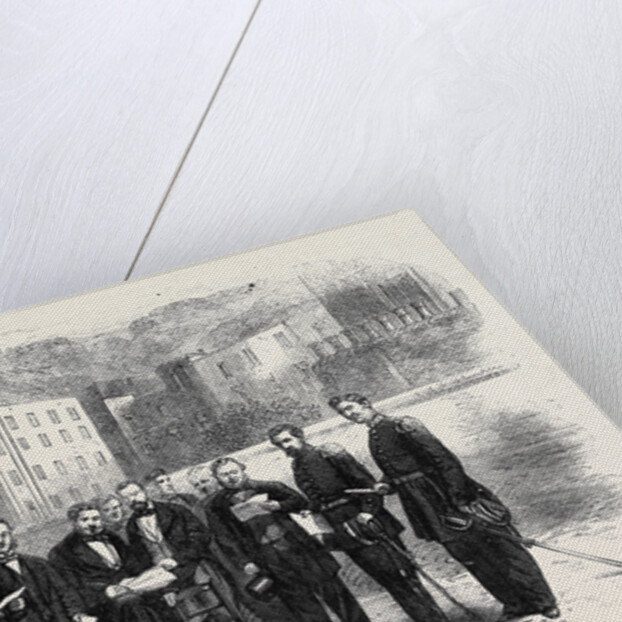 The Commissioners of the Italian Government Making Over to Messrs. W.C. Stanford and A. Scott Churchwardens the Ground Decreed by Garibaldi As a Gift of the Nation for the Erection of an English Church at Naples August 10 1861 by Anonymous