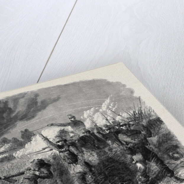 The Civil War in America: Fight at Hainsville on the Upper Potomac Advance of the Wisconsin Men (Federalists) on the Secessionist Position by Anonymous