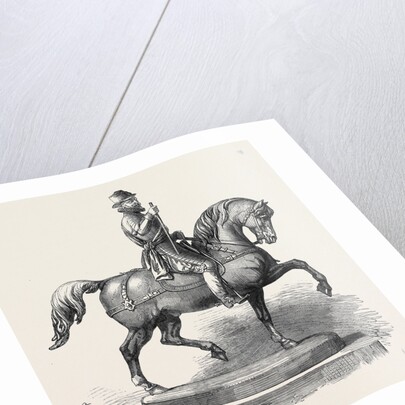 Silver Statuette of William the Taciturn a Prize for the Forthcoming International Steeplechase at Baden-Baden Germany by Anonymous