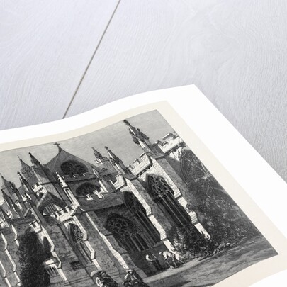 Visit of the British Archaeological Association to Exeter the Cathedral from the South-East by Anonymous