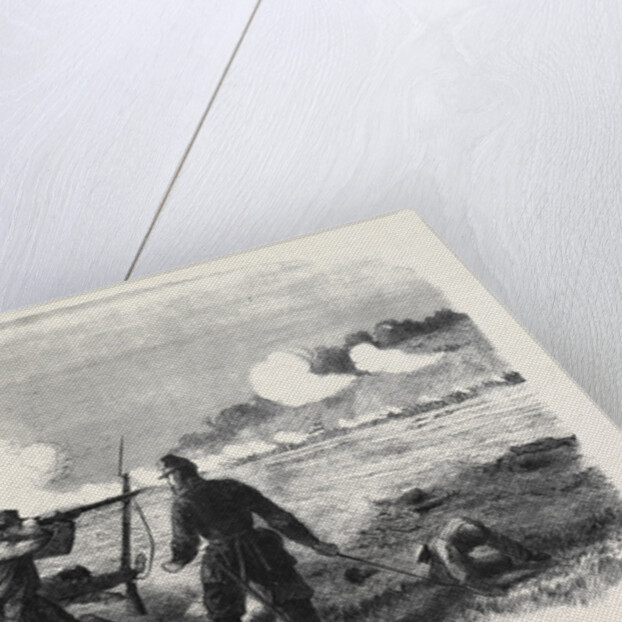 The Civil War in America: Engagement Between the 71st New York and an Alabama Regiment at the Battle of Bull Bun by Anonymous