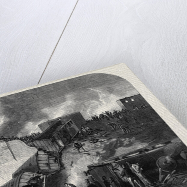 Fatal Railway Accident at Kentish Town on the North and South Western Junction Line: Scene of the Disaster on Monday Night September 7 1861 by Anonymous