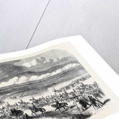 The Queen's Visit to Ireland: Review by Her Majesty on the Curragh of Kildare Charge of Cavalry by Anonymous