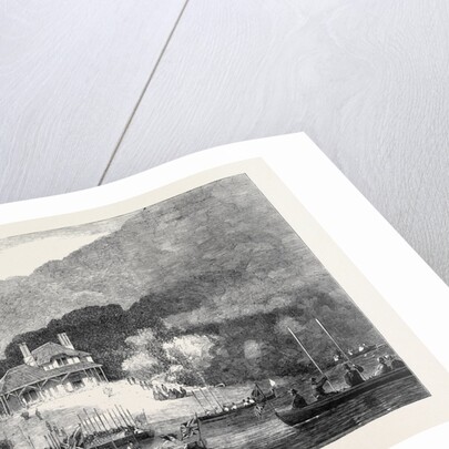 The Royal Party Visiting Lord Castlerosse's Cottage at Glena on the Killarney Lakes the Queen's Visit to Ireland by Anonymous