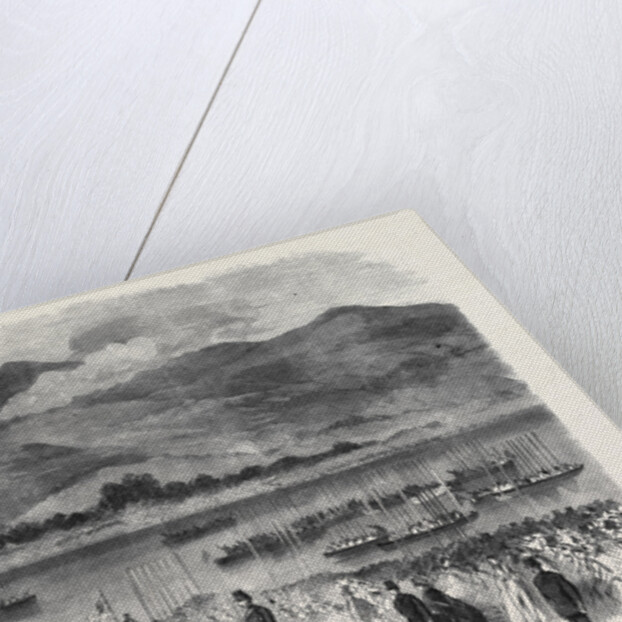 The Queen's Visit to Ireland: Her Majesty Embarking at Ross Castle Lakes of Killarney by Anonymous