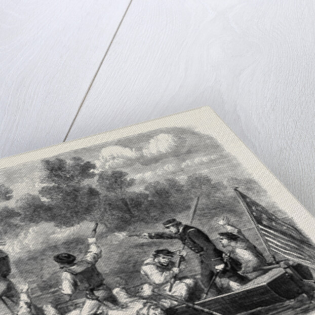 The Civil War in America: Confederates Trapping a Boat's Crew of the Potomac Fleet by Anonymous