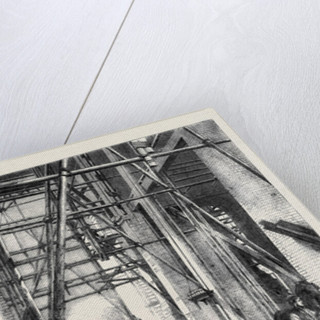 Progress of the Great Exhibition Building: Hoisting Apparatus by Anonymous