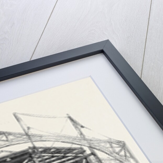 Progress of the Great Exhibition Building: The Traversing Platform Used in the Construction of the Nave. by Anonymous