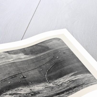 Birdseye View of the Sulina Mouth of the Danube by Anonymous