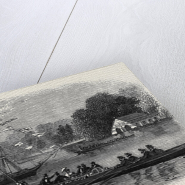 The Lake at Clumber Visit of the Prince of Wales to Clumber October 26 1861 by Anonymous