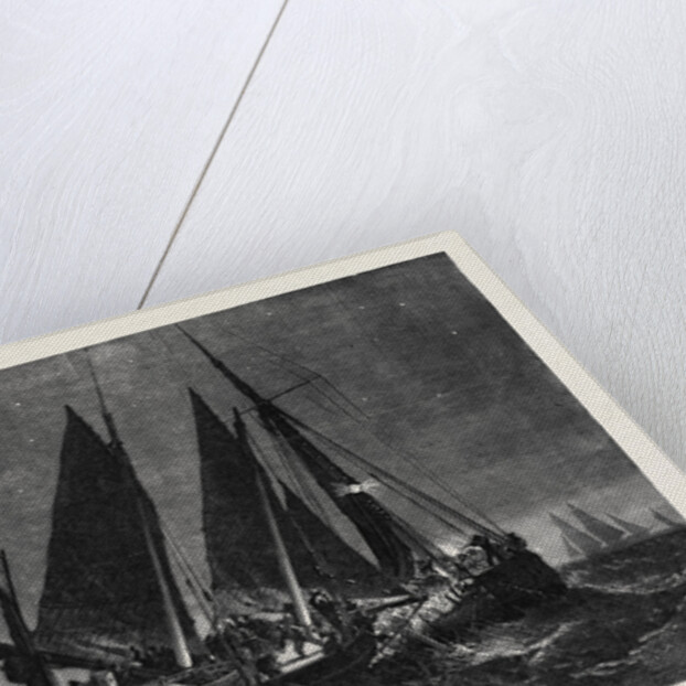 Fight Off the North Foreland Between the Crew of the Prince Arthur Fishing-Smack of Ramsgate and of the Boulogne Fishing Boat by Anonymous