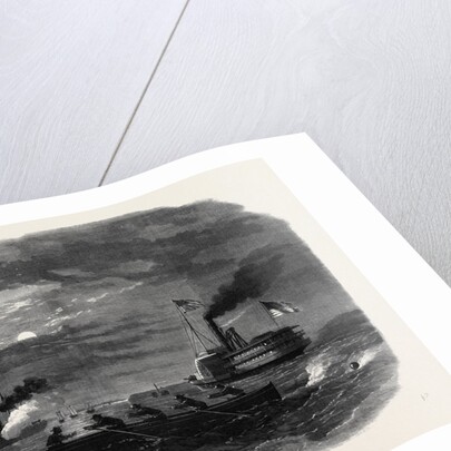 The Civil War in America: Cutting Off a Confederate Despatch Galley on the Potomac Near Freestone Point by Anonymous
