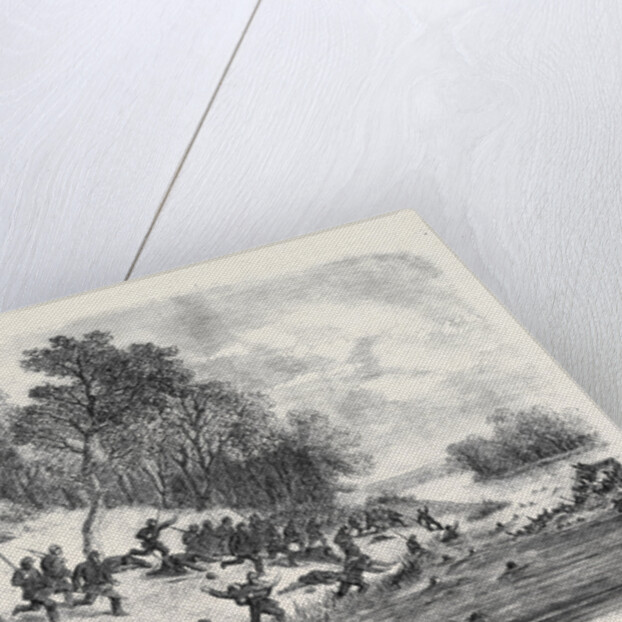 The Civil War in America: Retreat of the Federalists after the Fight at Ball's Bluff Upper Potomac Virginia by Anonymous