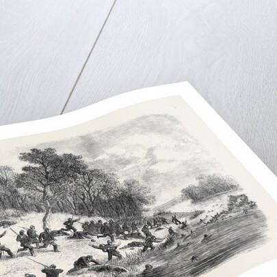 The Civil War in America: Retreat of the Federalists after the Fight at Ball's Bluff Upper Potomac Virginia by Anonymous
