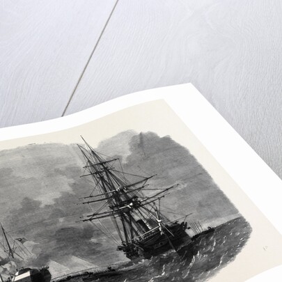 The Seizure by Captain Wilks of the United States' War Ship San Jacinto by Anonymous