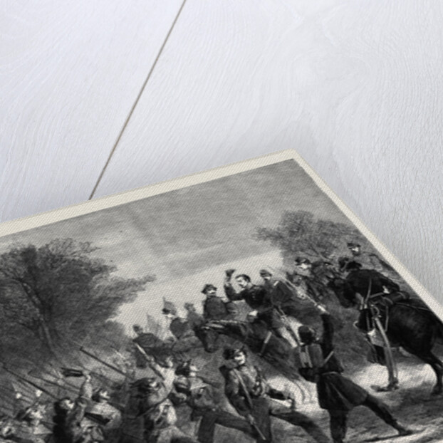 The Civil War in America: The Confederate Army Mississippians Passing in Review Before General Beauregard and Staff by Anonymous