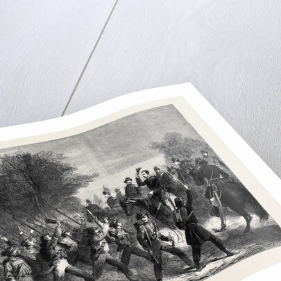 The Civil War in America: The Confederate Army Mississippians Passing in Review Before General Beauregard and Staff by Anonymous