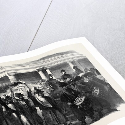 The Civil War in America: Torchlight Procession of General Blenker's Brigade at Washington by Anonymous