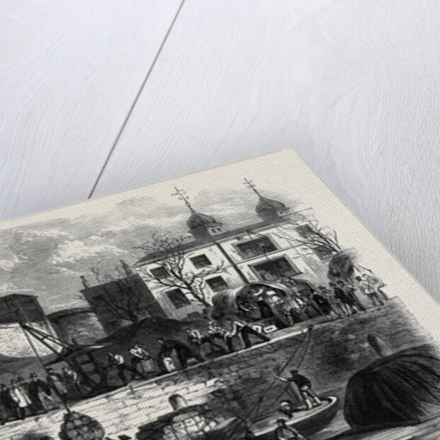Shipping Munitions of War at the Tower for Canada December 28 1861 by Anonymous