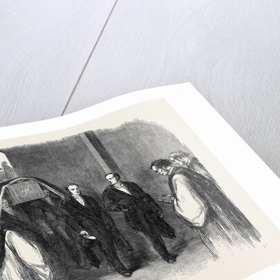 Reception of the Body by the Clergy at the Entrance of St. George's Chapel the Funeral of His Late Royal Highness the Prince Consort Prince Albert by Anonymous