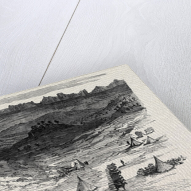 The Abyssinian Expedition: Camp of General Sir R. Napier at Ad-Abaga 1868 by Anonymous