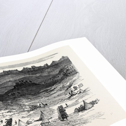 The Abyssinian Expedition: Camp of General Sir R. Napier at Ad-Abaga 1868 by Anonymous