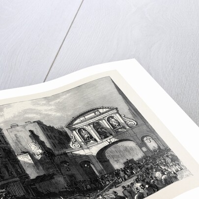Forlorn Condition of Temple Bar 1868 by Anonymous