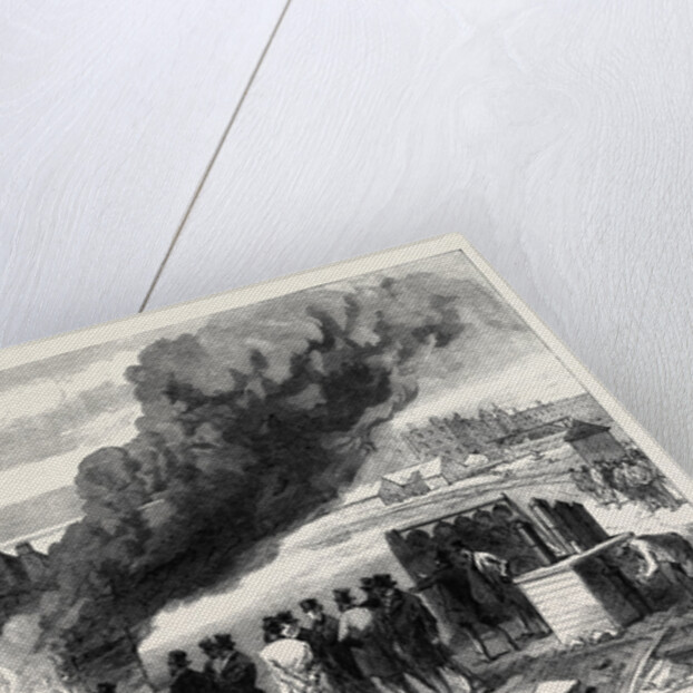 Experiments with L'Extincteur on the Thames Embankment Before the Prince of Wales 1868 by Anonymous