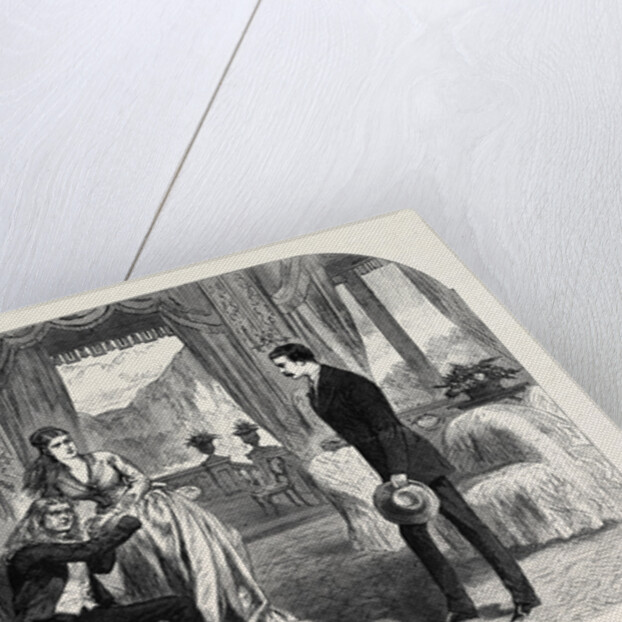 Scene from a Hero of Romance at the Haymarket Theatre 1868 by Anonymous