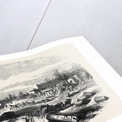 Demolition of the Paris Exhibition Building the Park 1868 by Anonymous