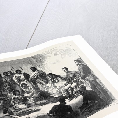 The Expedition to Abyssinia: Sir Robert Napier Entertained by the Prince of Tigre 1868 by Anonymous