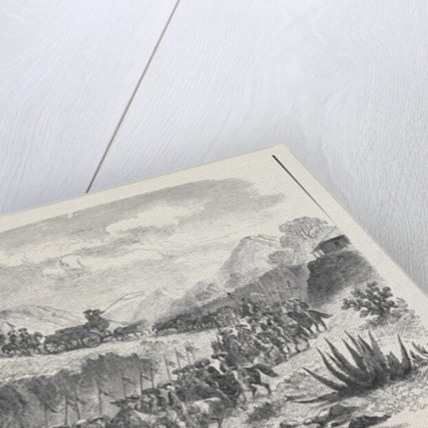 Conveying Silver from the Mines to Mexico 1868 by Anonymous