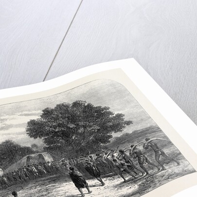 Bringing Ivory to the Waggons in South Africa 1868 by Anonymous