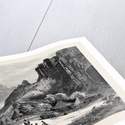 The Abyssinian Expedition: Village Under the Antalo Amba 1868 by Anonymous
