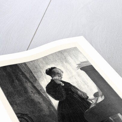 I Cannot Sing the Old Songs, in the Suffolk Street Exhibition 1868 by Anonymous