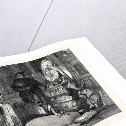 The Magic Mirror. In the Exhibition of the Institute of Painters in Water Colours 1868 by Anonymous