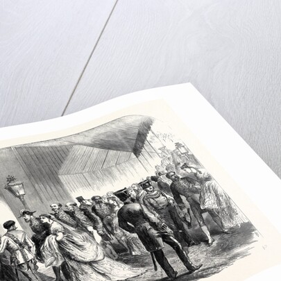 The Queen's Drawingroom: The Ambassadors' Entrance Buckingham Palace 1868 by Anonymous