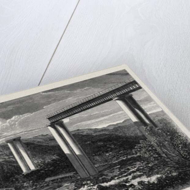 Grand River Railway Bridge Mauritius Destroyed by a Hurricane 1868 by Anonymous