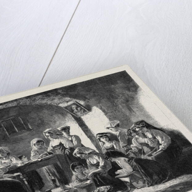 A Girls' School in the Abruzzi Mountains, in the Liverpool Academy Exhibition by Anonymous