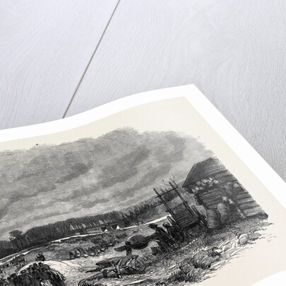 The Distress at Coventry Weavers Employed in Levelling Witley Common and Burning the Gorse 1861 by Anonymous
