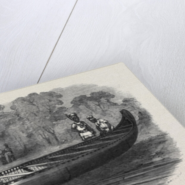 Birch-Bark Canoe Presented to His Royal Highness the Prince of Wales by the Governor of the Hudson's Bay Company by Anonymous