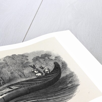 Birch-Bark Canoe Presented to His Royal Highness the Prince of Wales by the Governor of the Hudson's Bay Company by Anonymous