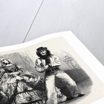 Mr. W.E. Wood in in Three Characters: Thomas Gubbins the Ostler Lady Frances Foresight (Centre) Jones the Skipper by Anonymous