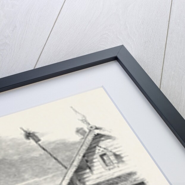 Group of Russian Serfs and Village of Goumnist Between Kostroma and Yaroslav by Anonymous