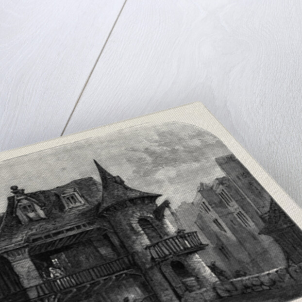 Scene from the House on the Bridge of Notre Dame at the Lyceum Theatre by Anonymous